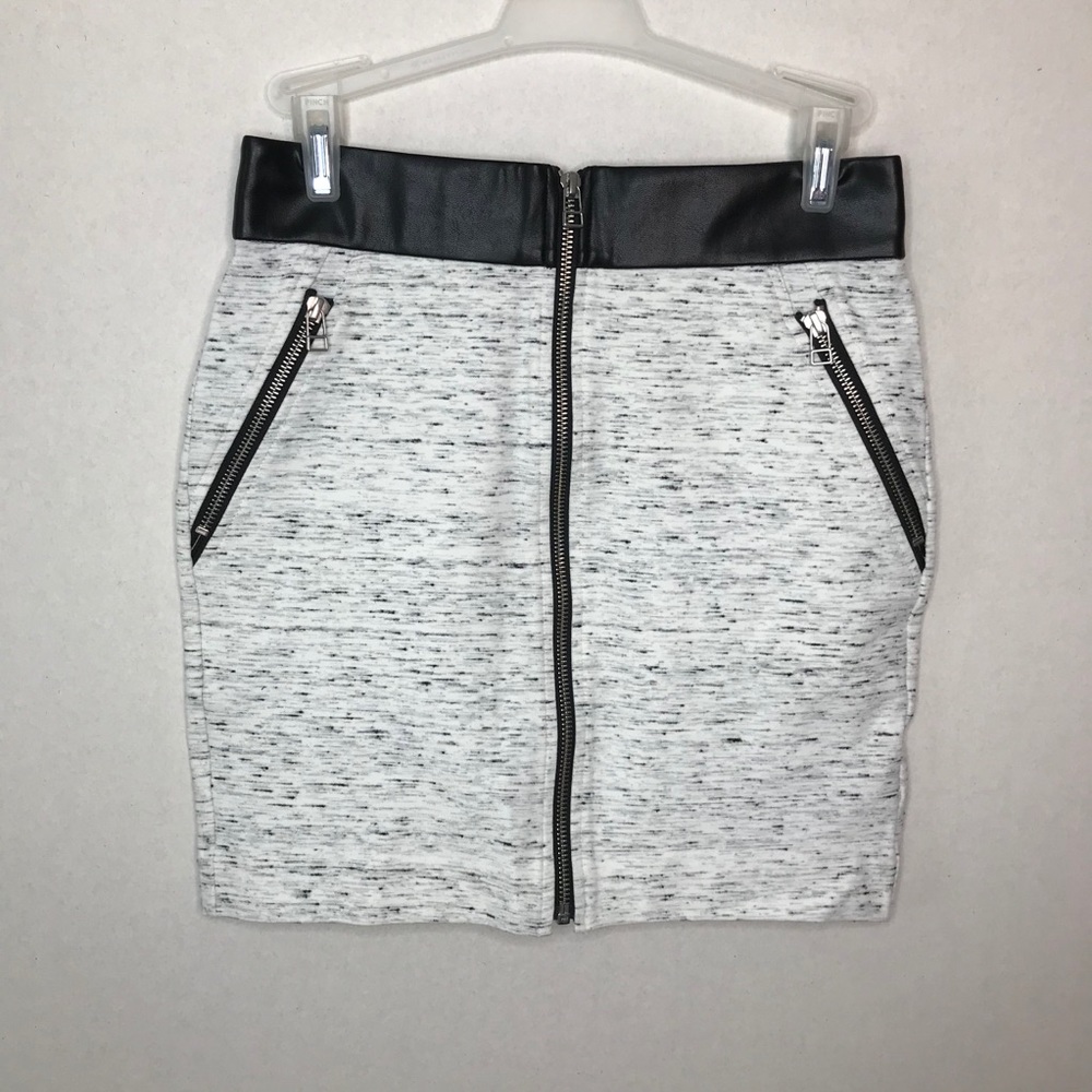 Wilfred Free Aritzia Space Dye Vegan Leather Mini Skirt